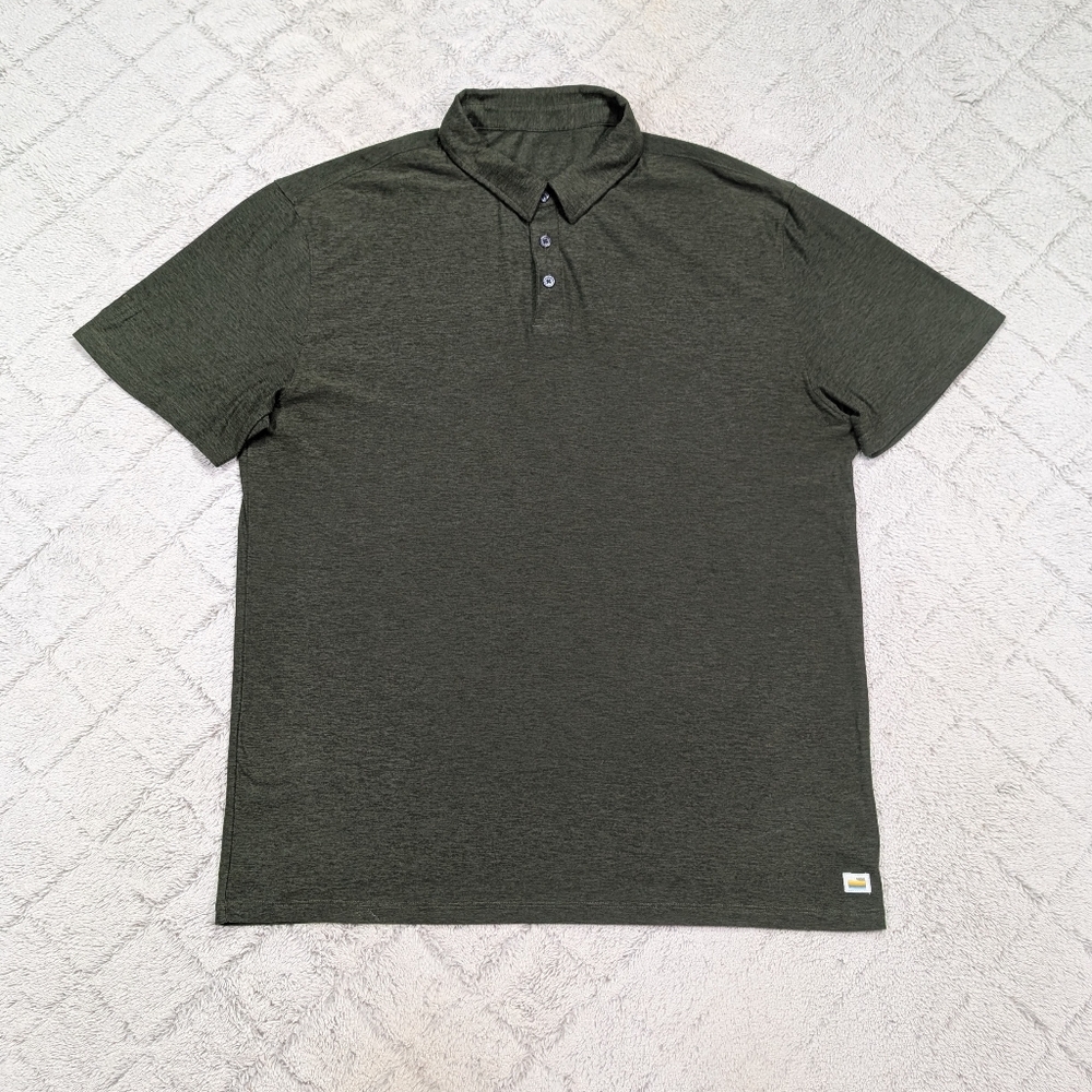 Vuori Olive Green Men's Polo Shirt